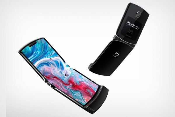 Утечка обнародовала дизайн складного смартфона Moto RAZR 2019