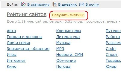 Как установить счетчик на сайт